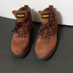 Stanley Brown steel toe hiker worker boots